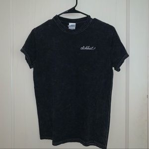 David Dobrik Acid Wash Clickbait Tee